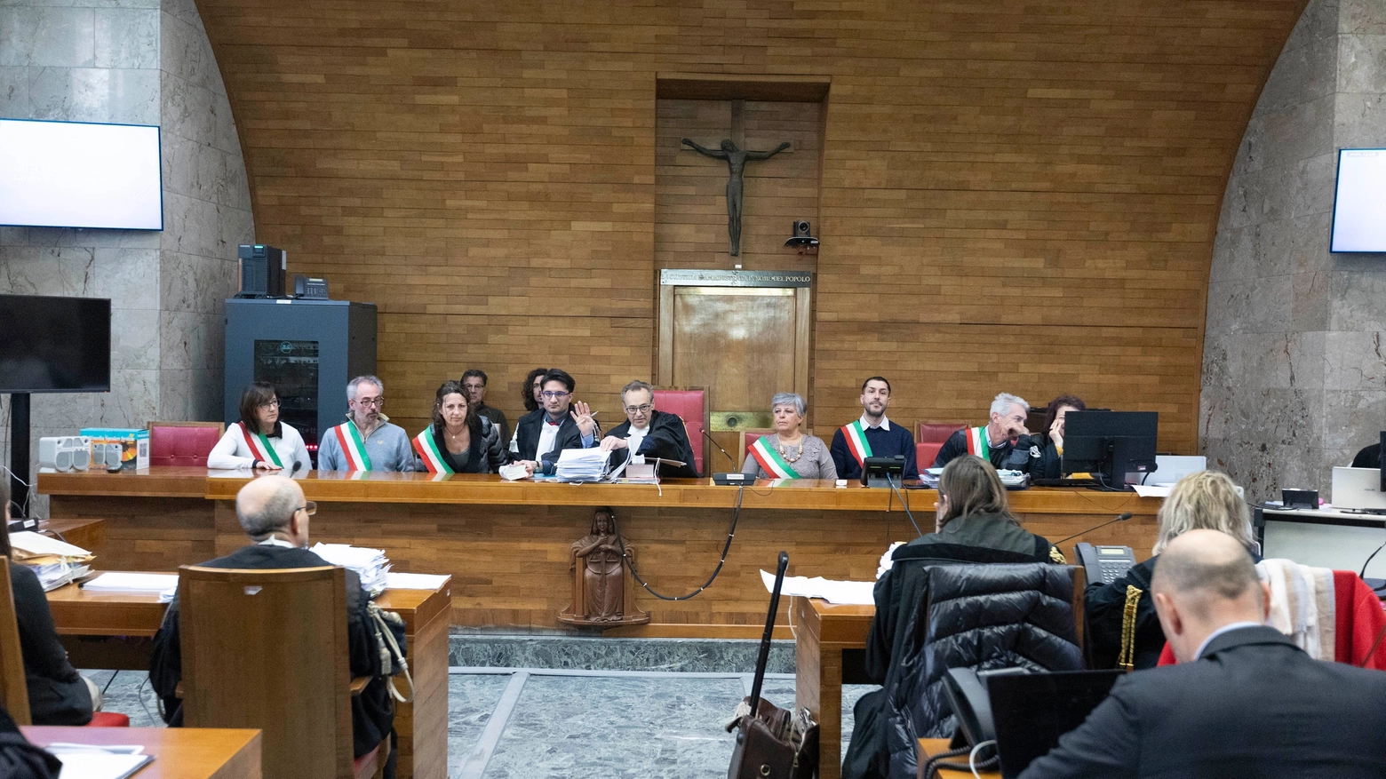 Terza seduta udienza del processo per l'omicidio della dottoressa Capovani (foto Del Punta per Valtriani)