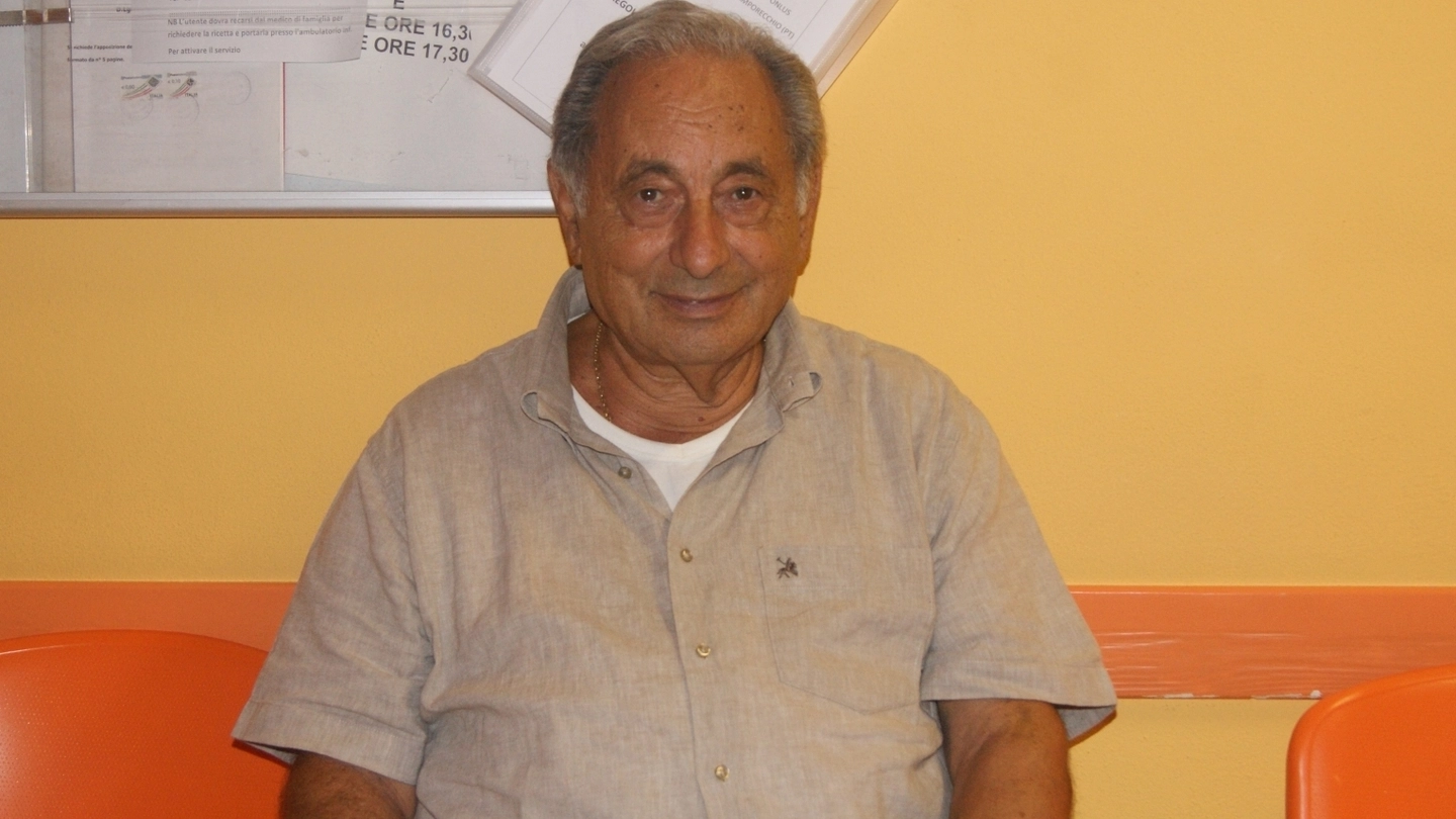 Enzo Giovacchini, 73 anni di Lamporecchio, salvato dal personale della Casa della Salute