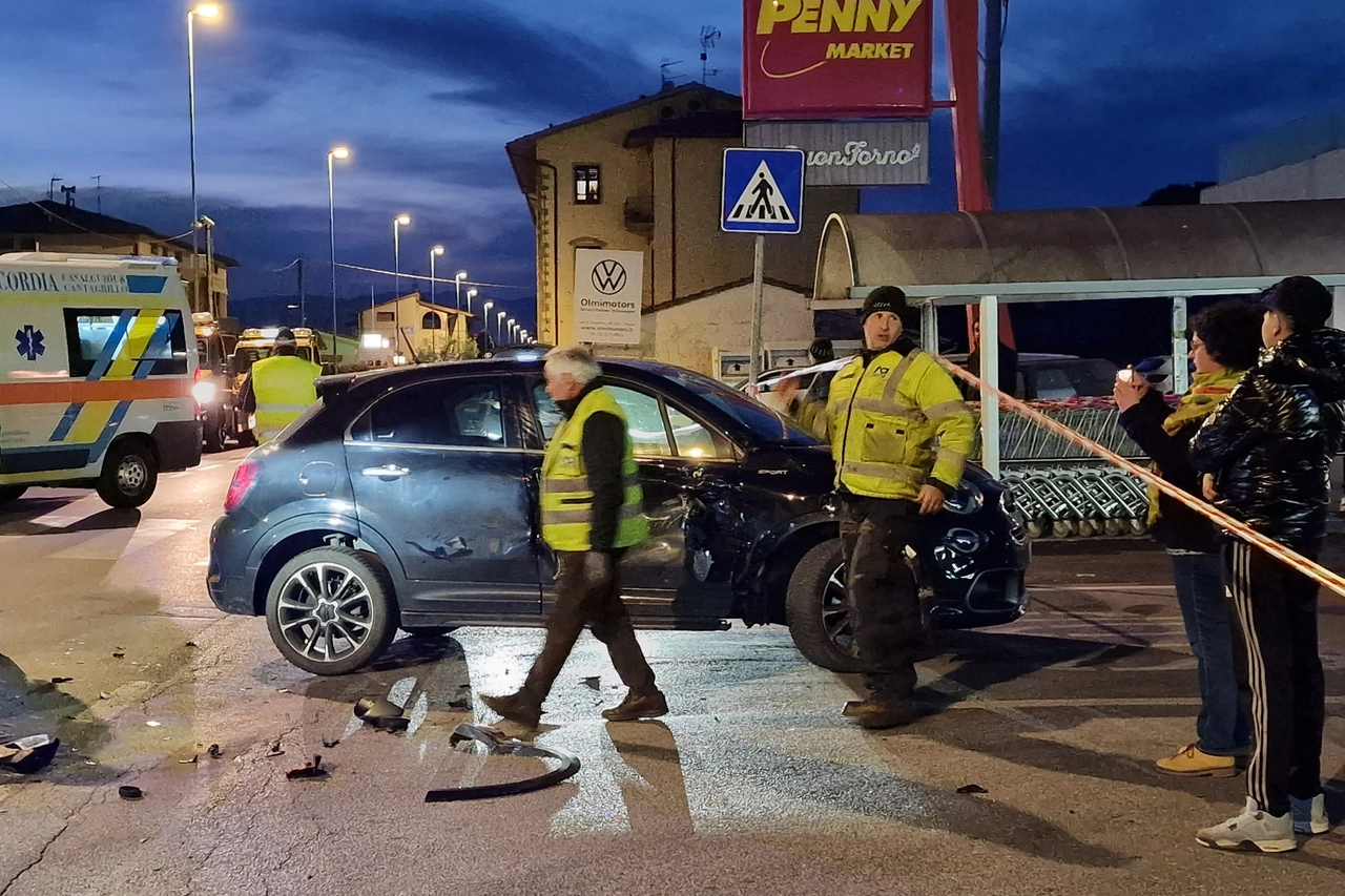 La scena dell'incidente (FotoCastellani)
