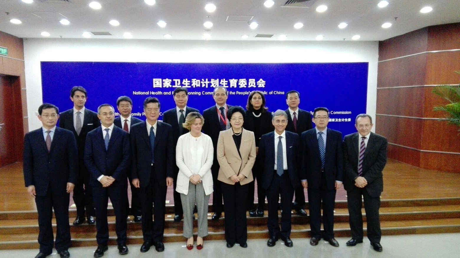 Una delegazione cinese ricevuta a Roma
