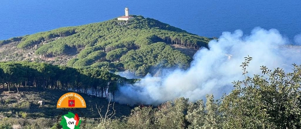 Il lavoro del volontariatio antincendio boschivo ha limitato la propagazione del rogo