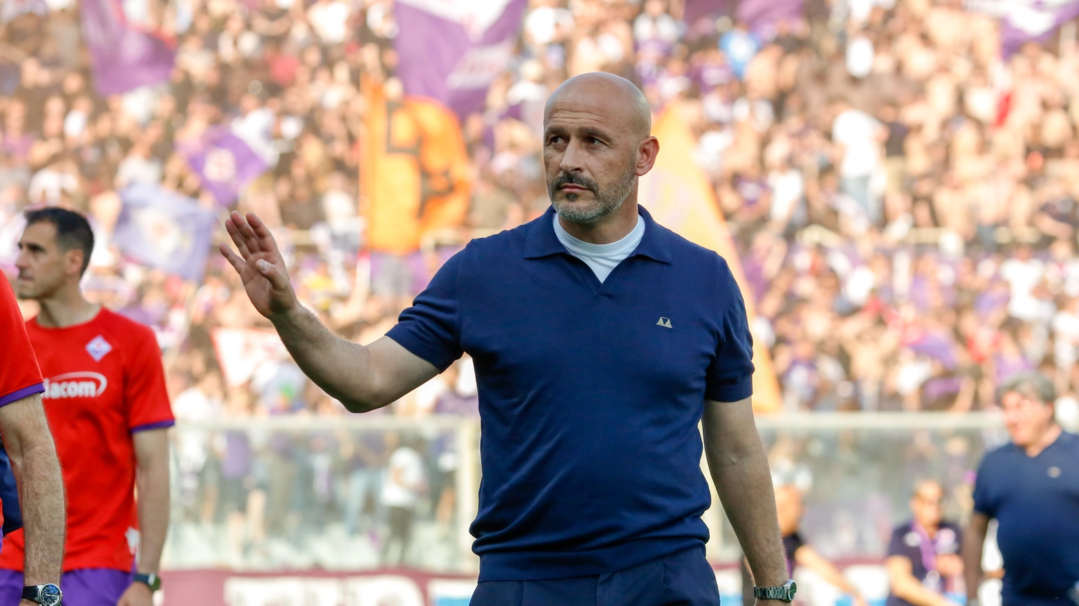 Vincenzo Italiano in Fiorentina-Roma (Foto Germogli) Vincenzo Italiano in Fiorentina-Roma (Foto Germogli)