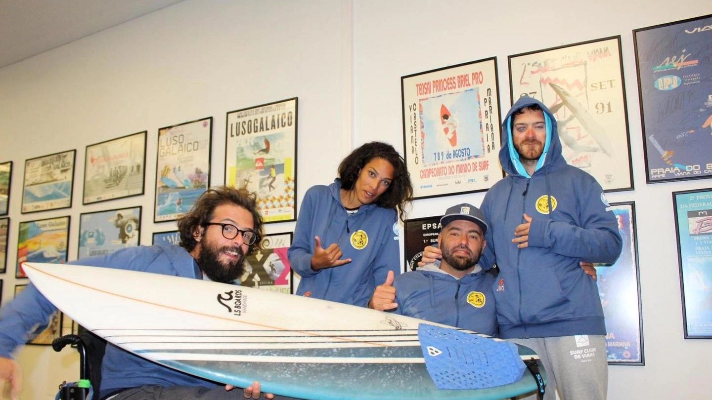 La squadra azzurra di para surf pronta per l'avventura californiana