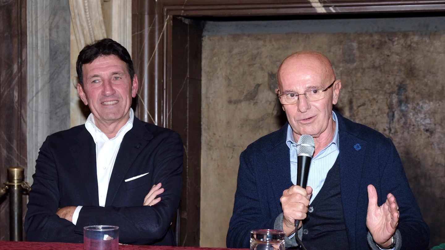Giovanni Galli e Arrigo Sacchi (foto NewPressPhoto)