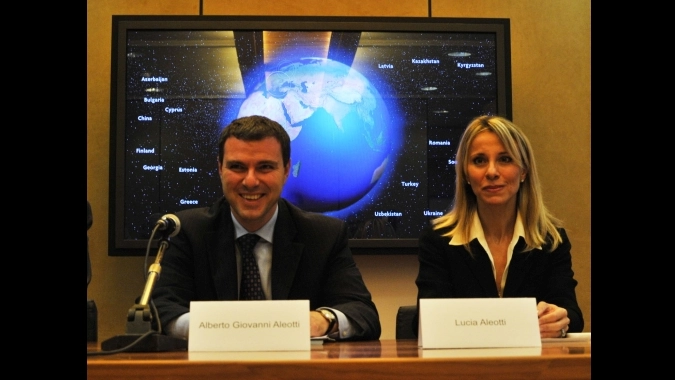 Lucia e Alberto Aleotti, presidente e vicepresidente di Menarini