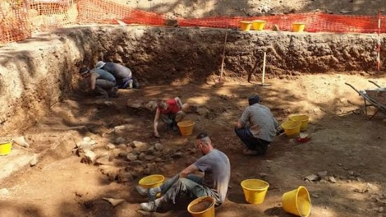 Gli scavi in corso a Pontevecchio