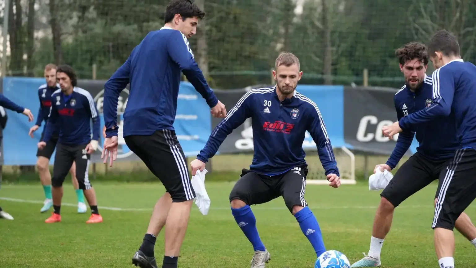 Una sessione di allenamento del Pisa (Foto Pisa SC) Una sessione di allenamento del Pisa (Foto Pisa SC)