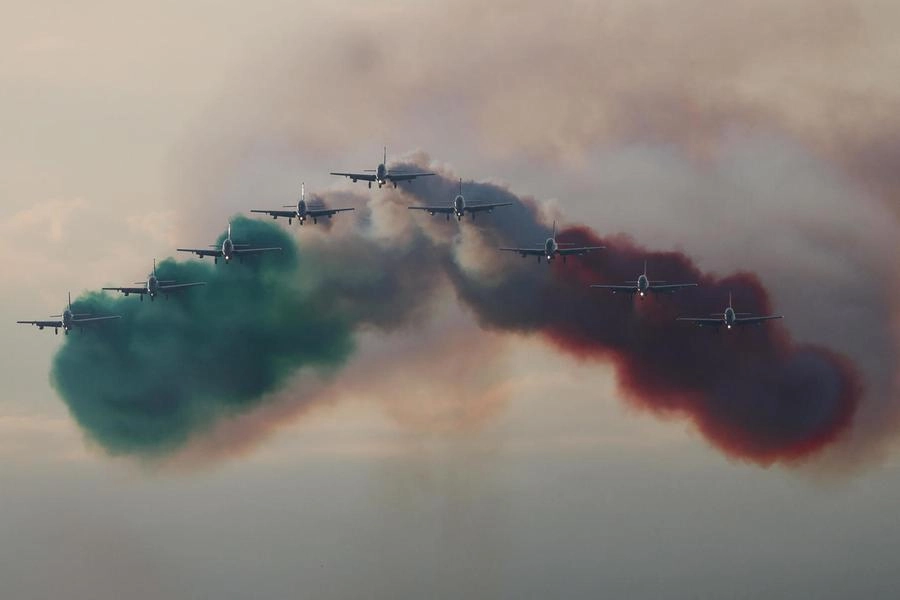 Un momento delle evoluzioni