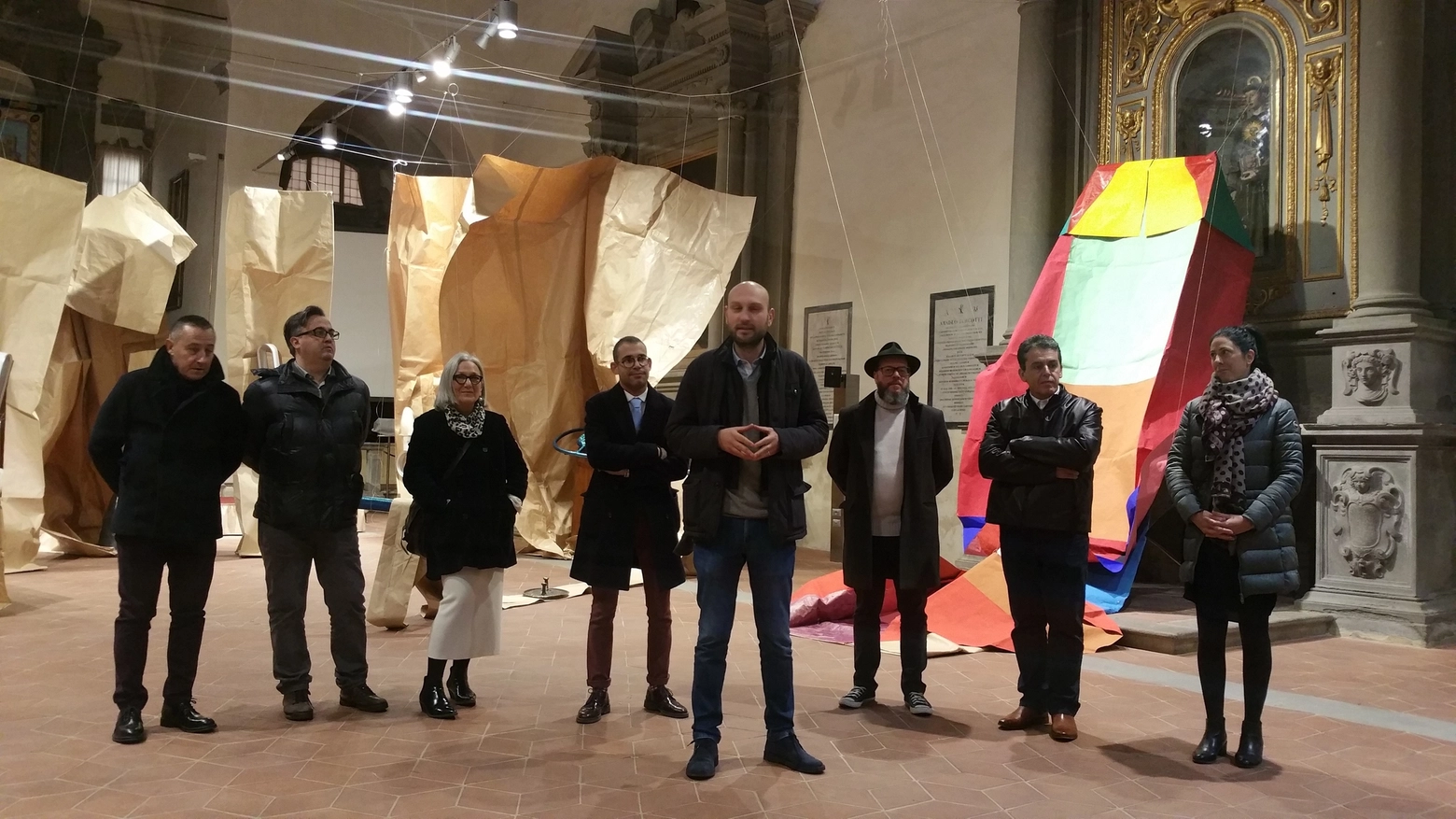 Inaugurazione dell'opera dell' artista greco Jannis Markopoulos 