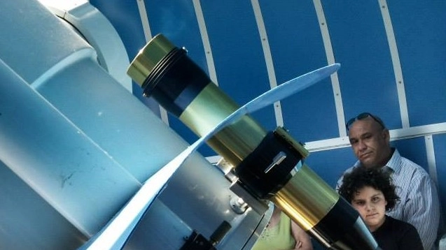 Osservazioni al telescopio all'osservatorio di Pian de' Termini