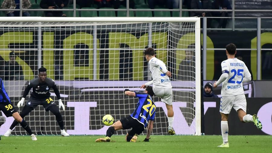 Inter-Empoli 0-1, il gol di Baldanzi (Alive)