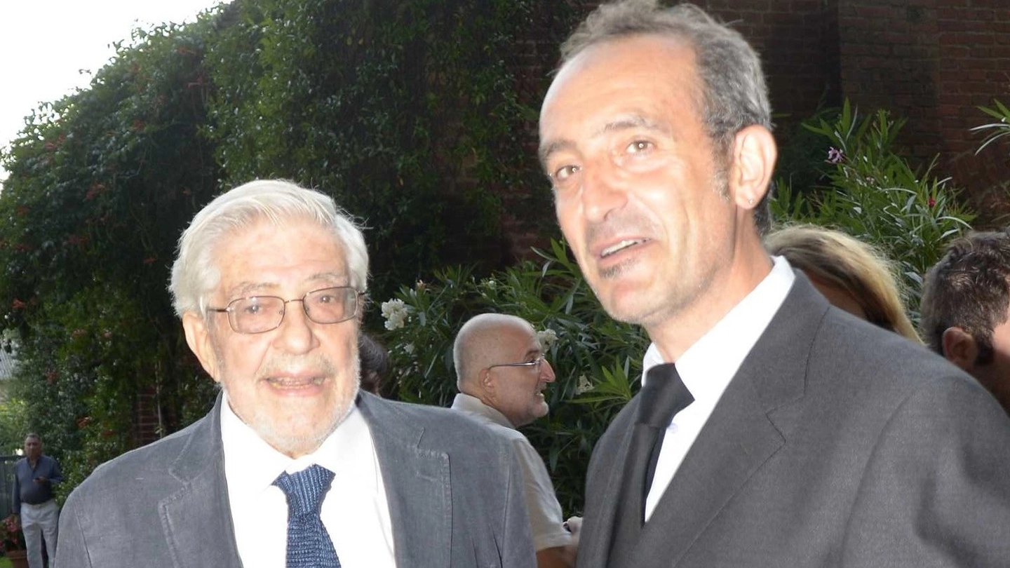 Ettore Scola con Daniele Deplano