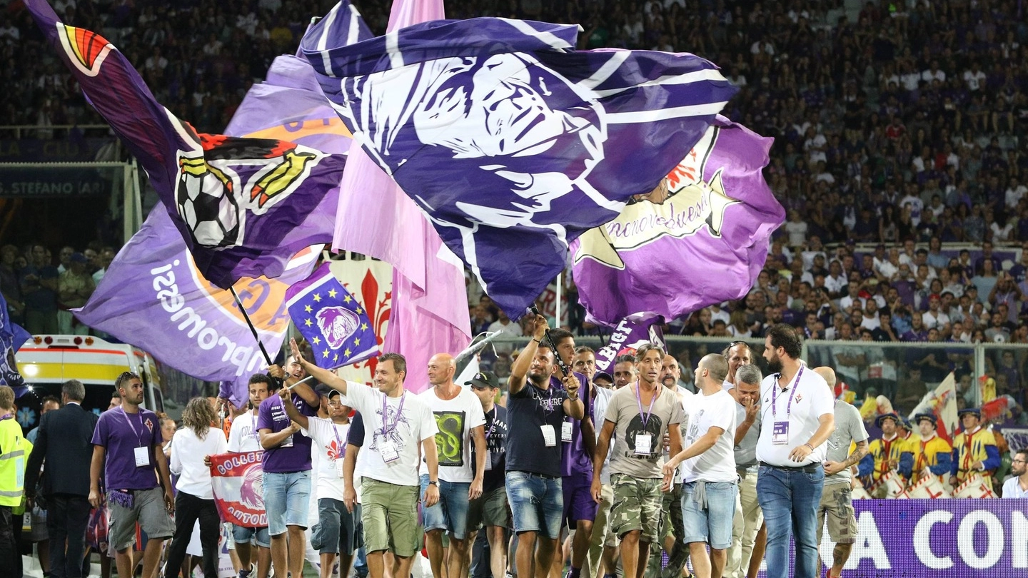 Fiorentina-Chievo, la festa per i 90 anni (foto Germogli)