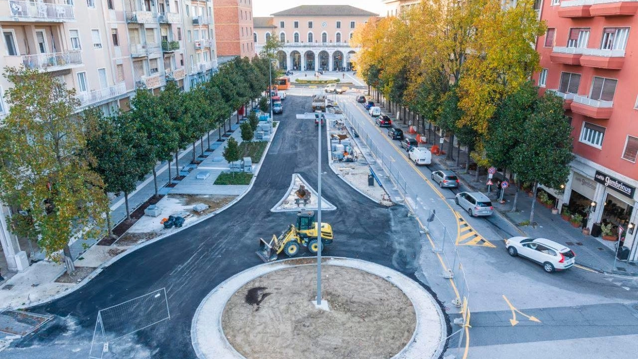I lavori alla stazione I lavori alla stazione