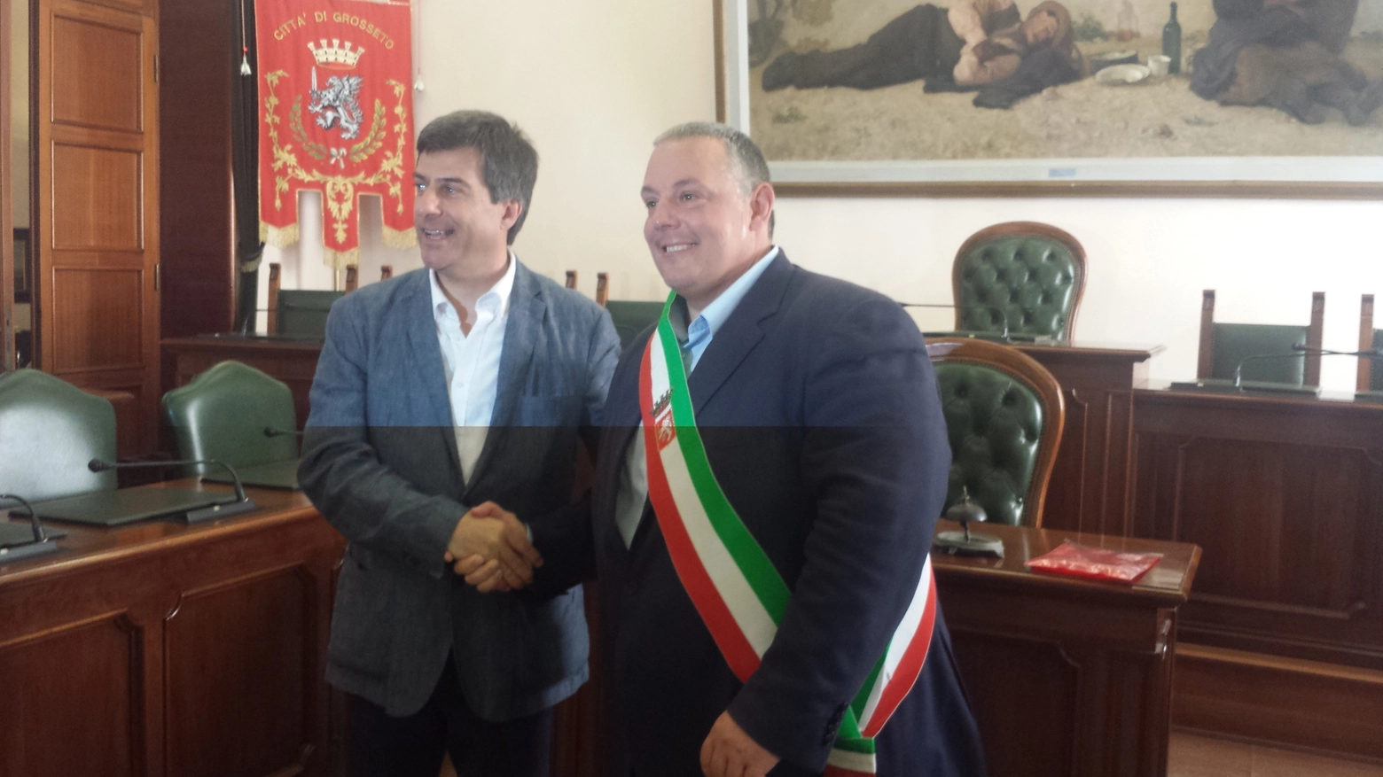 Grosseto, scambio di consegne tra Bonifazi e Vivarelli Colonna