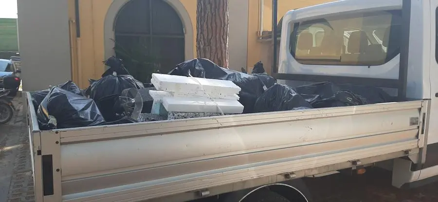 La polizia municipale di Firenze sequestra 5 quintali di scarti edili