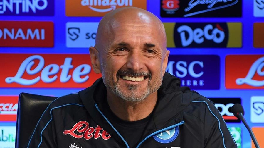 Il tecnico del Napoli Luciano Spalletti