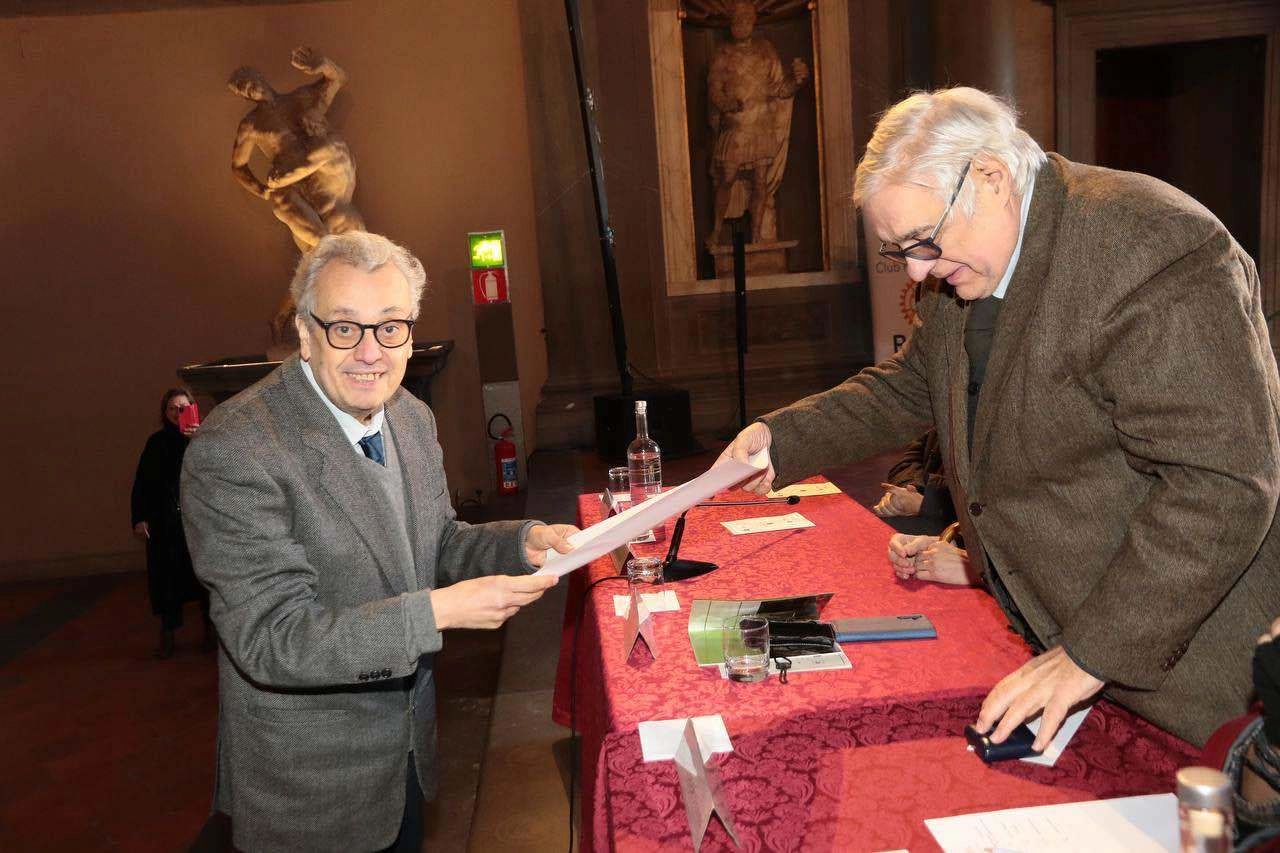 PRESSPHOTO Firenze    Premio Firenze: Marco Cellai, Enrico Nistri. Foto Umberto Visintini/New Press Photo