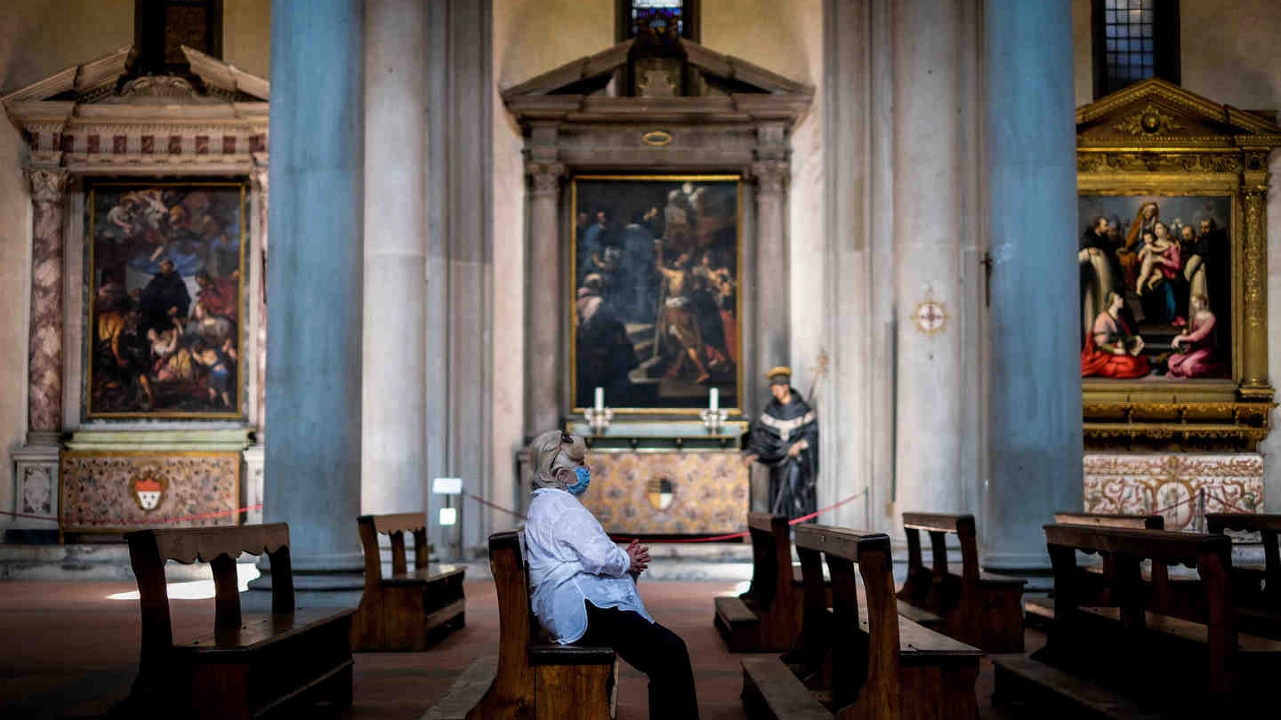 La chiesa di Santo Spirito a Firenze (New Press Photo)
