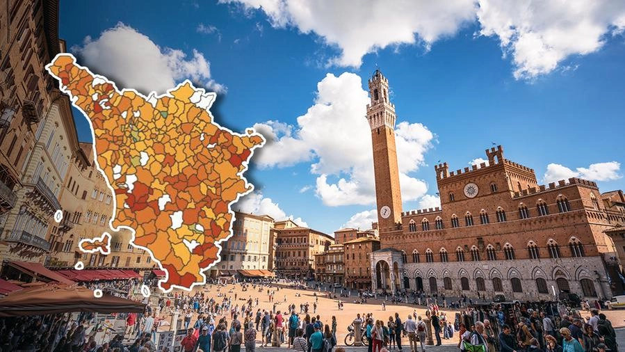 Siena è la provincia con il tasso di contagi giornalieri per centomila abitanti più alto
