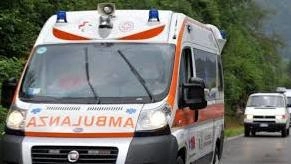 Un’ambulanza in servizio