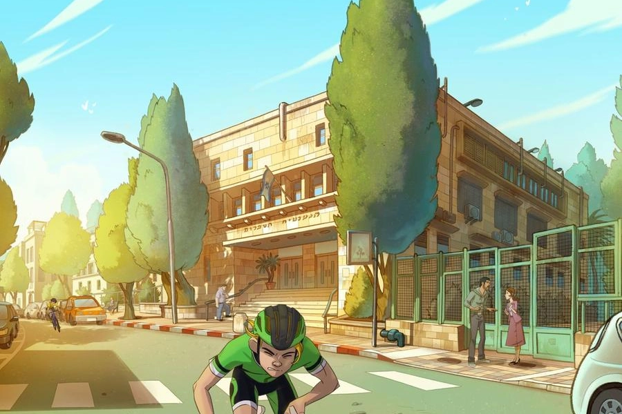 Un'immagine de "La bicicletta di Bartali"
