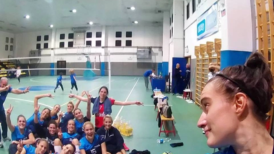 Selfie della capolista Blu Volley Quarrata
