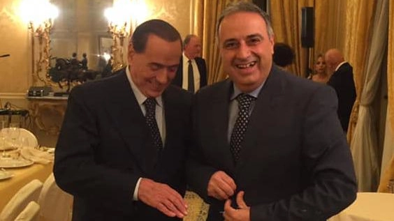 Danilo Mariani con Silvio Berlusconi