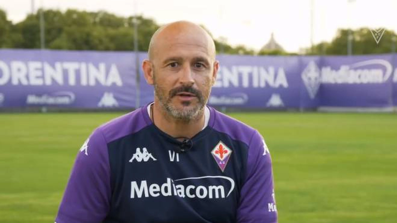 Il tecnico della Fiorentina Vincenzo Italiano 