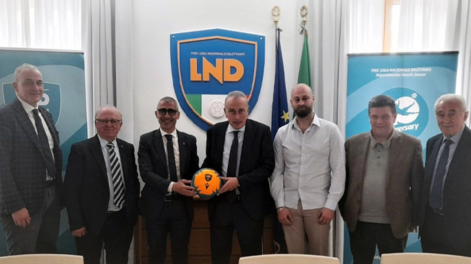 D’Augello, Fittipaldi, Desini, Abete, Simonini, Pampana e Mazzetto. D’Augello, Fittipaldi, Desini, Abete, Simonini, Pampana e Mazzetto.