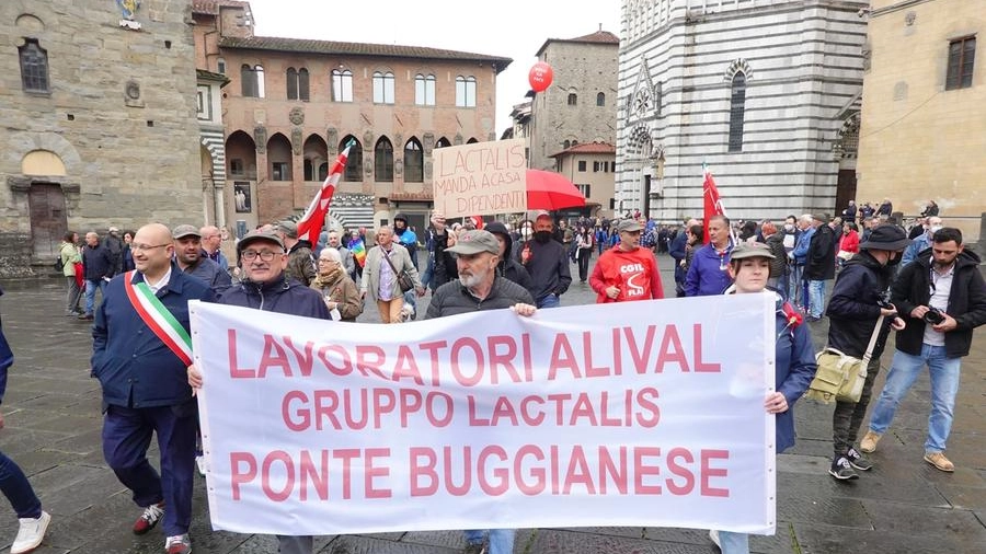 La recente manifestazione, svoltasi a Pistoia, dei dipendenti dello stabilimento di Alival