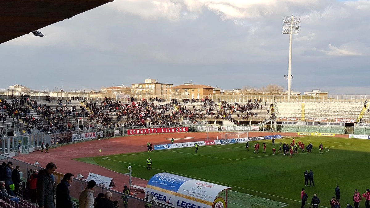 Livorno-Olbia, la partita è finita 3-1