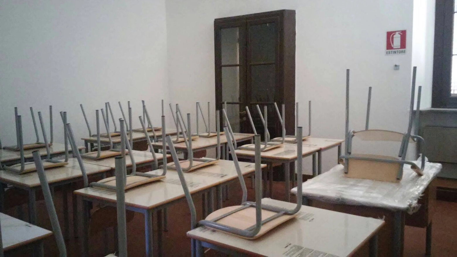Scuola: un'aula vuota