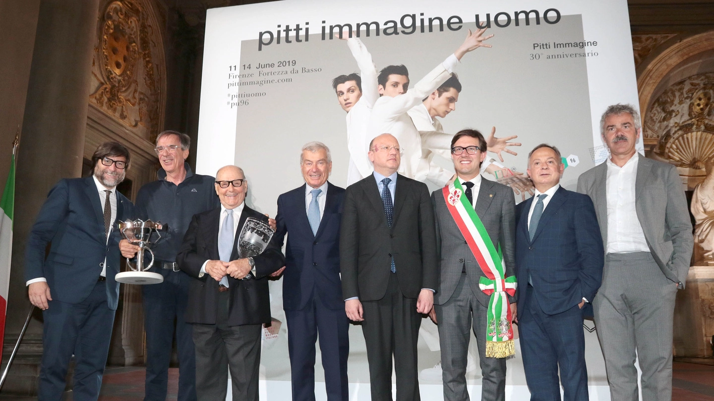 Firenze, Palazzo Vecchio.  Inaugurazione di Pitti Immagine Uomo (New Press Photo)