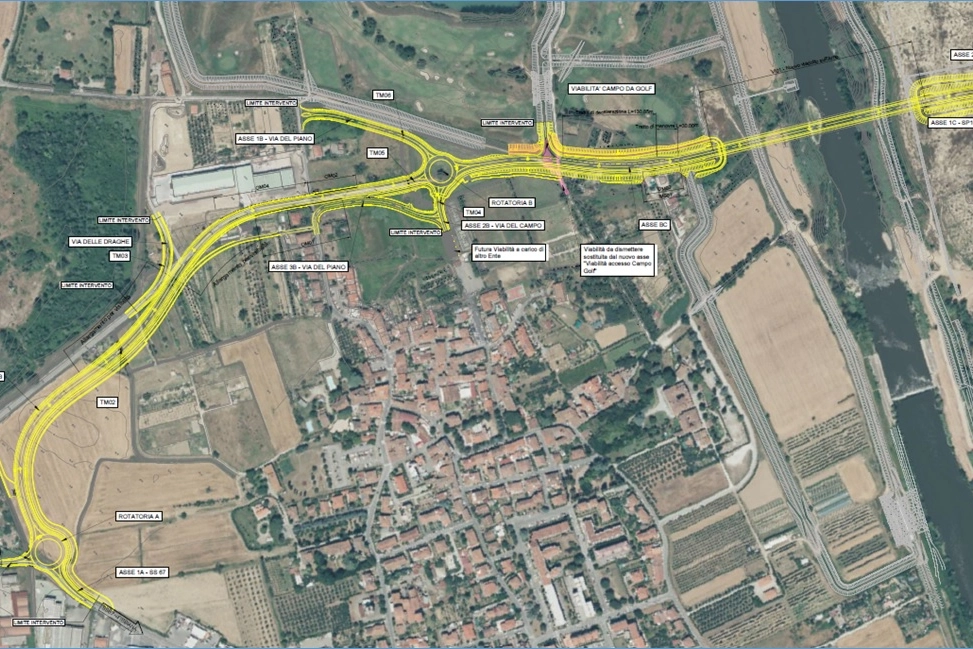 La nuova viabilità tra Montelupo e Limite e Capraia
