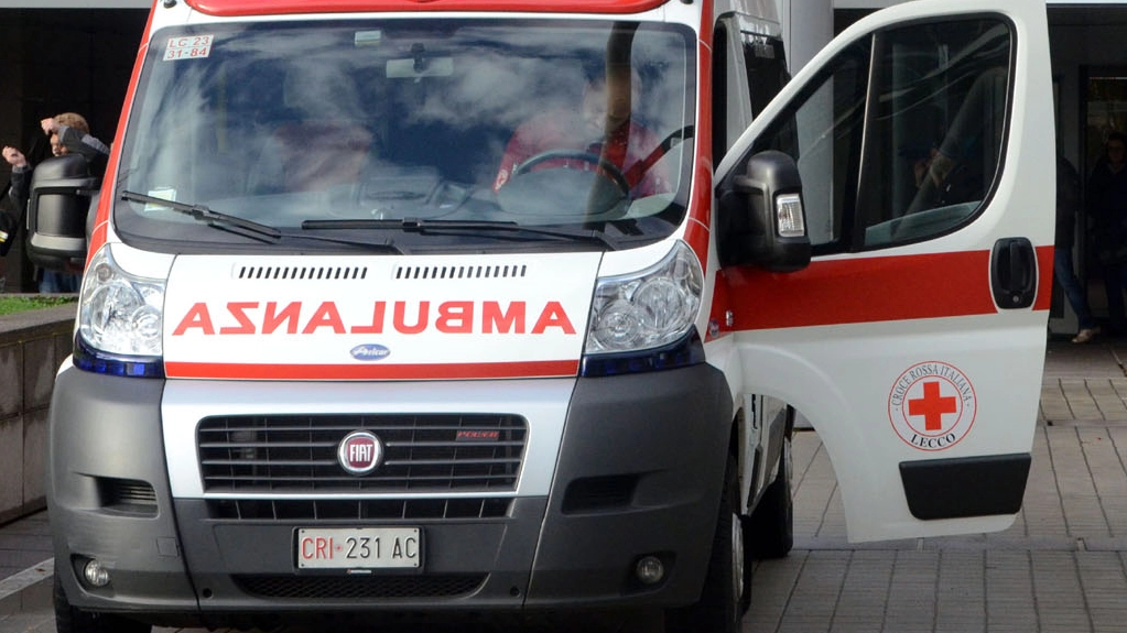 Un'ambulanza della Croce Rossa