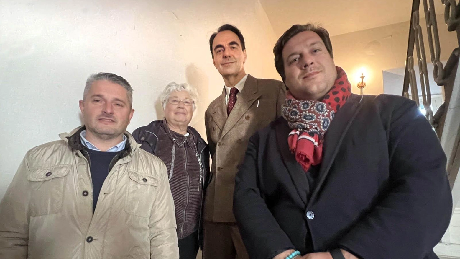 "Film storico, un onore che sia stato girato qui" "Film storico, un onore che sia stato girato qui"