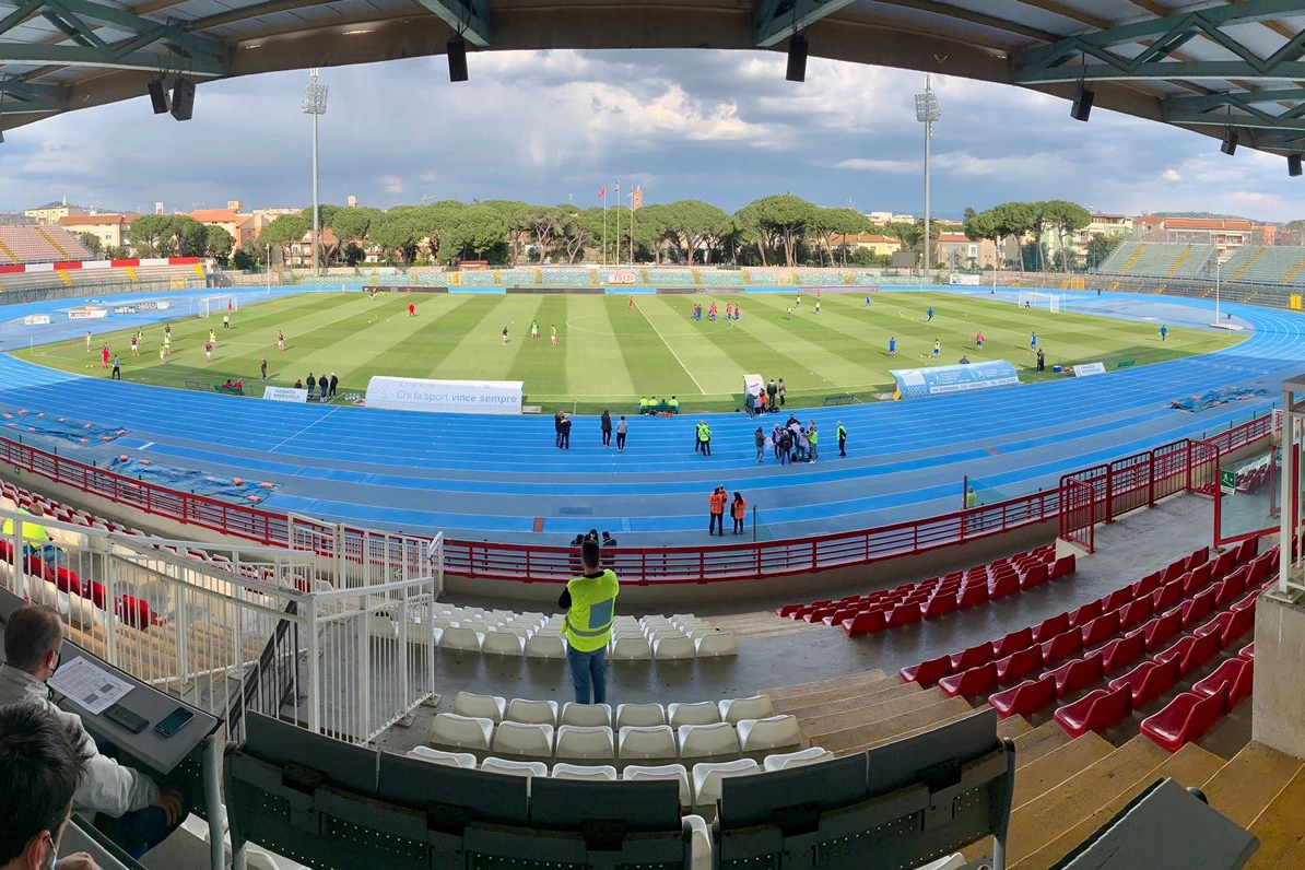 Lo stadio Zecchini di Grosseto