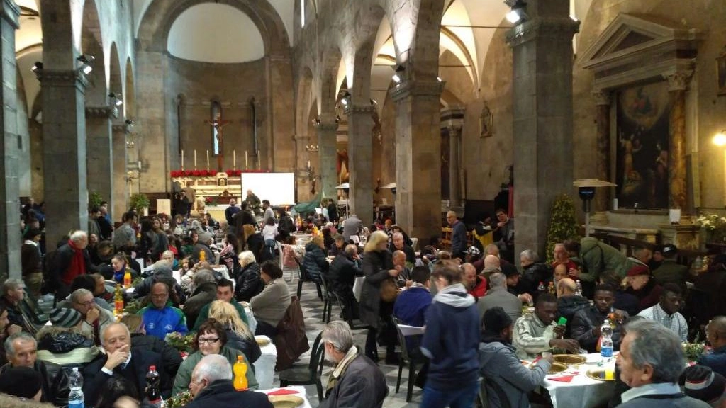 Pranzo di Natale della Comunita di Sant'Egidio a Lucca