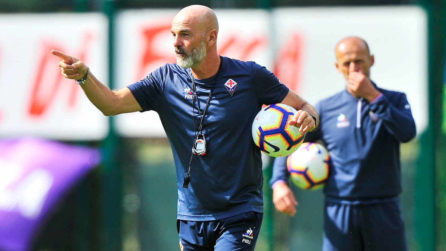 L'allenatore della Fiorentina, Stefano Pioli (Germogli/Morini)