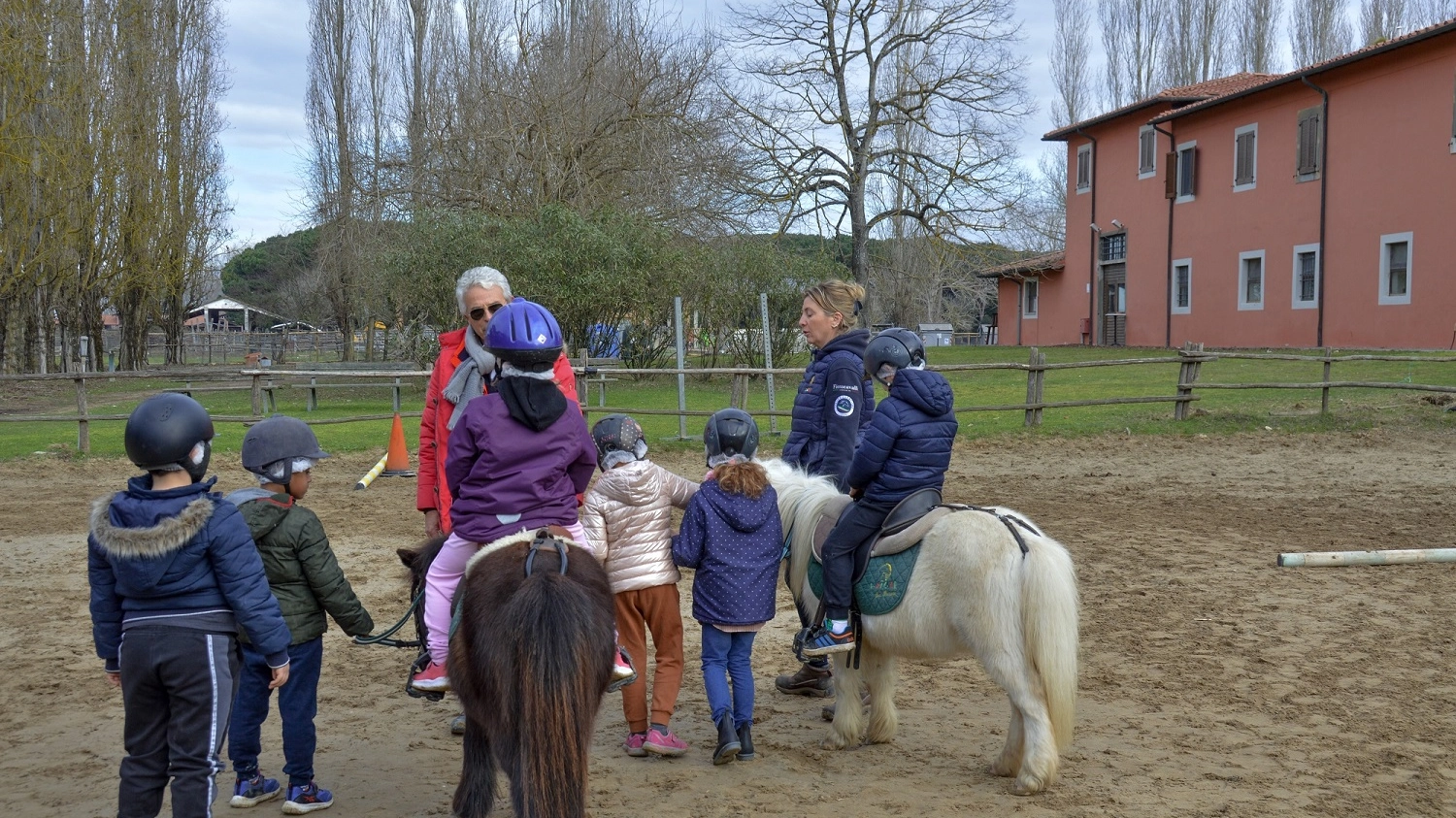 Una lezione di Equiscuola al Parco di San Rossore 