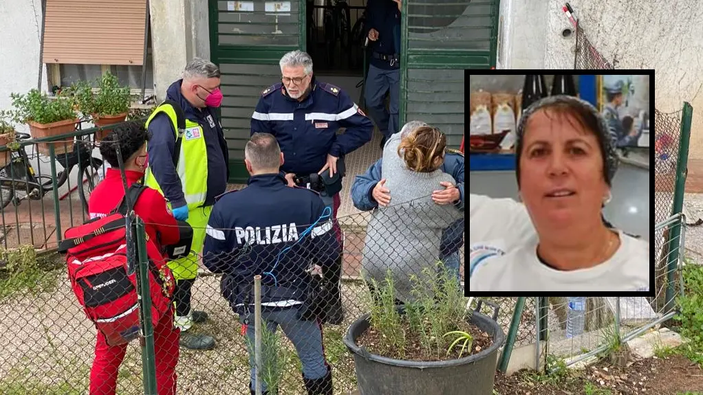 Zenepa Uruci (nel riquadro) è stata uccisa nella casa in via del Crociere, a Terni