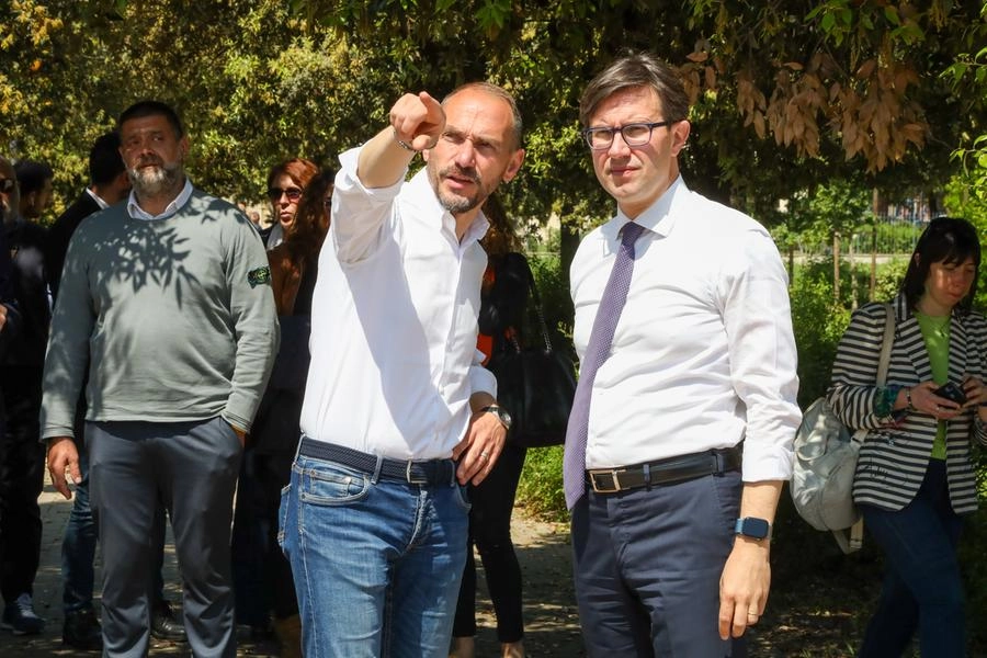 L'incontro fra Fossi e Nardella (foto Germogli)