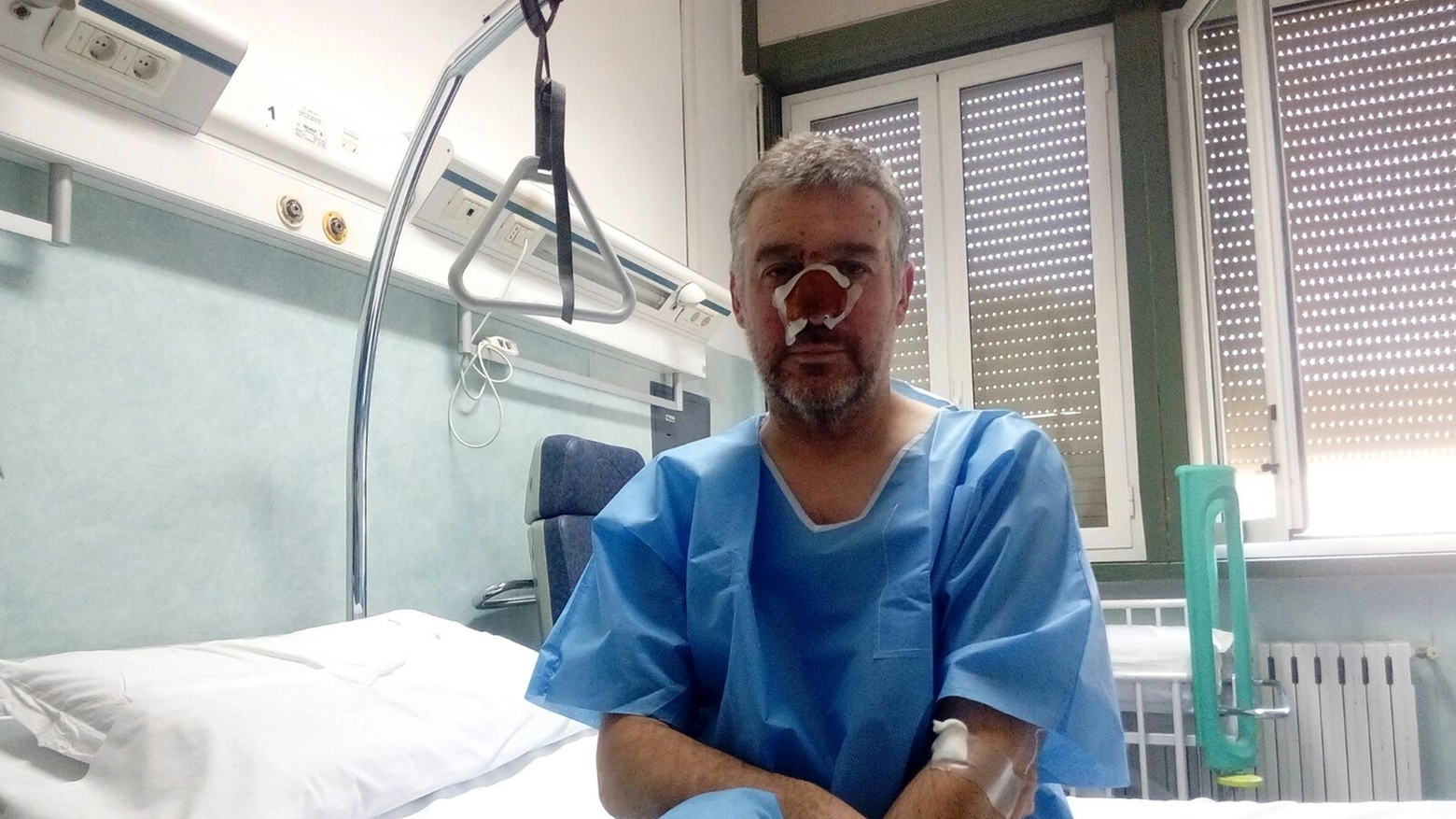 Dario De Nigris in ospedale