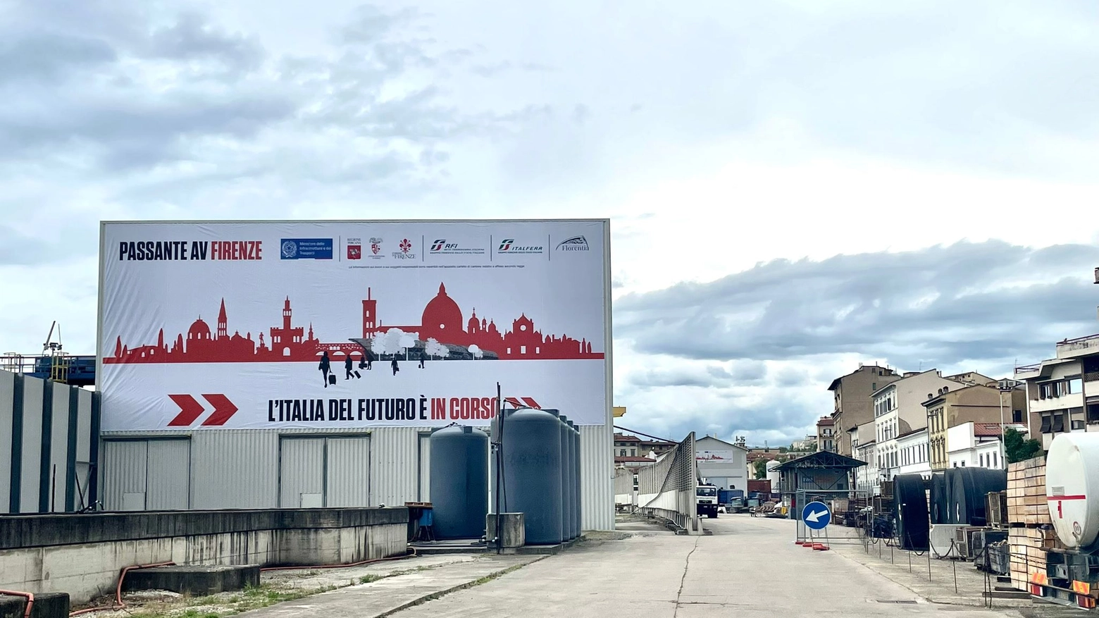 Il cantiere dell'Alta Velocità di Firenze