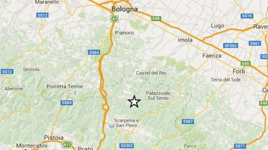 Terremoto in Mugello, 3,6 di magnitudo