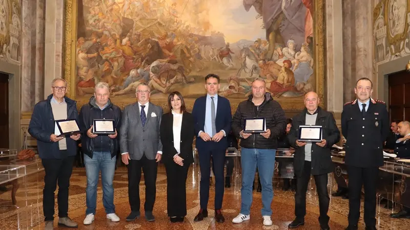 La cerimonia di consegna a Palazzo Gambacorti