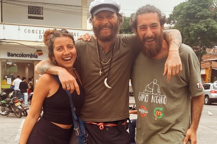 La foto con Jovanotti postata sul profilo Instagram "gimo.n.giro"