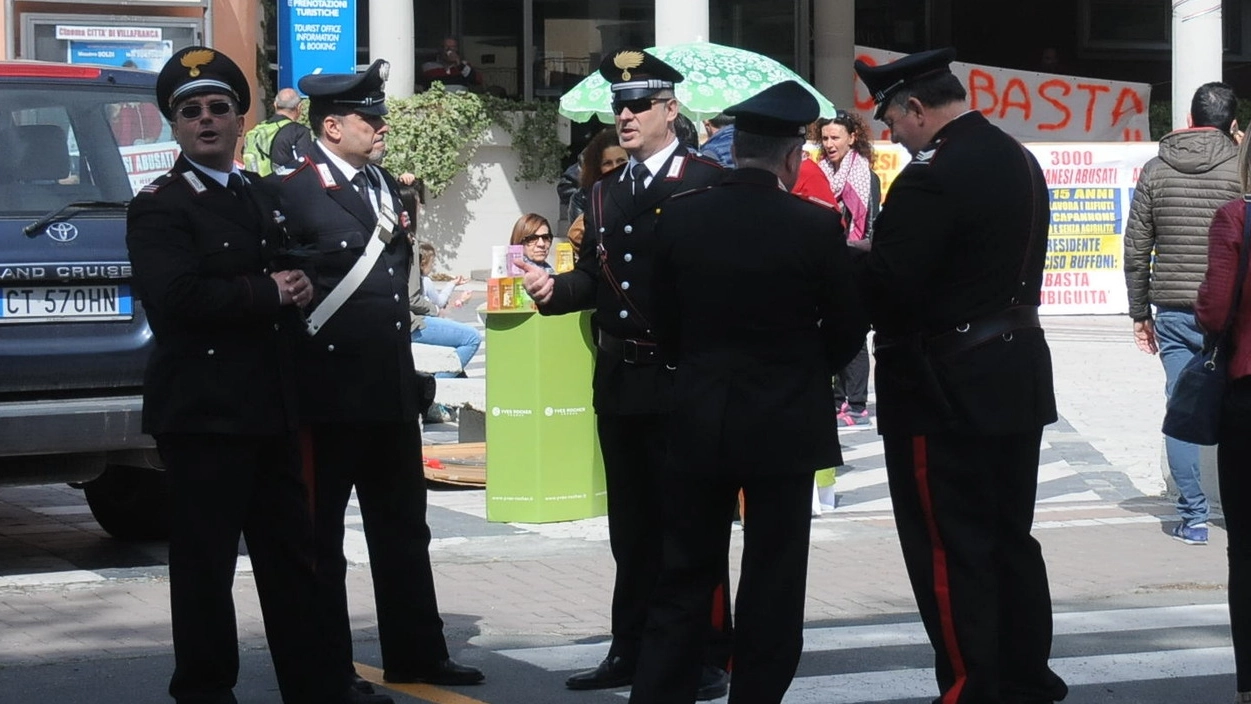 Carabinieri in servizio in Lunigiana (foto di repertorio)