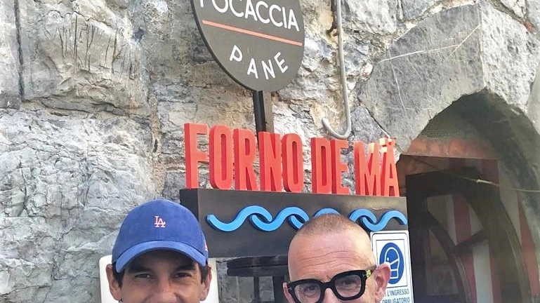 Il noto golfista Matteo Manassero con Marco Ganapini